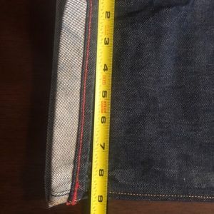 Gustinstraight red line selvedge denim! White oak!
